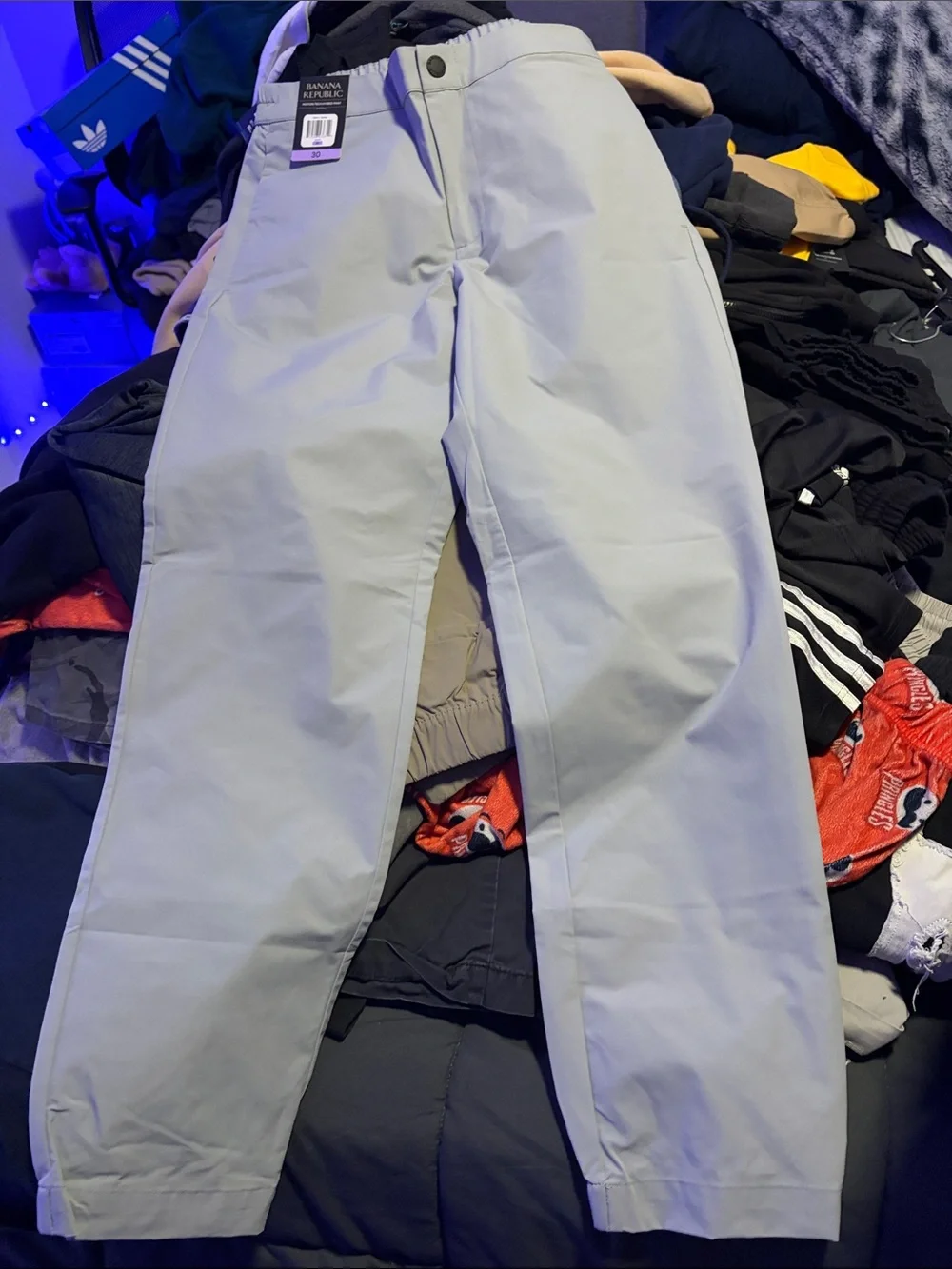 Banana Republic Light Gray Chino Pants